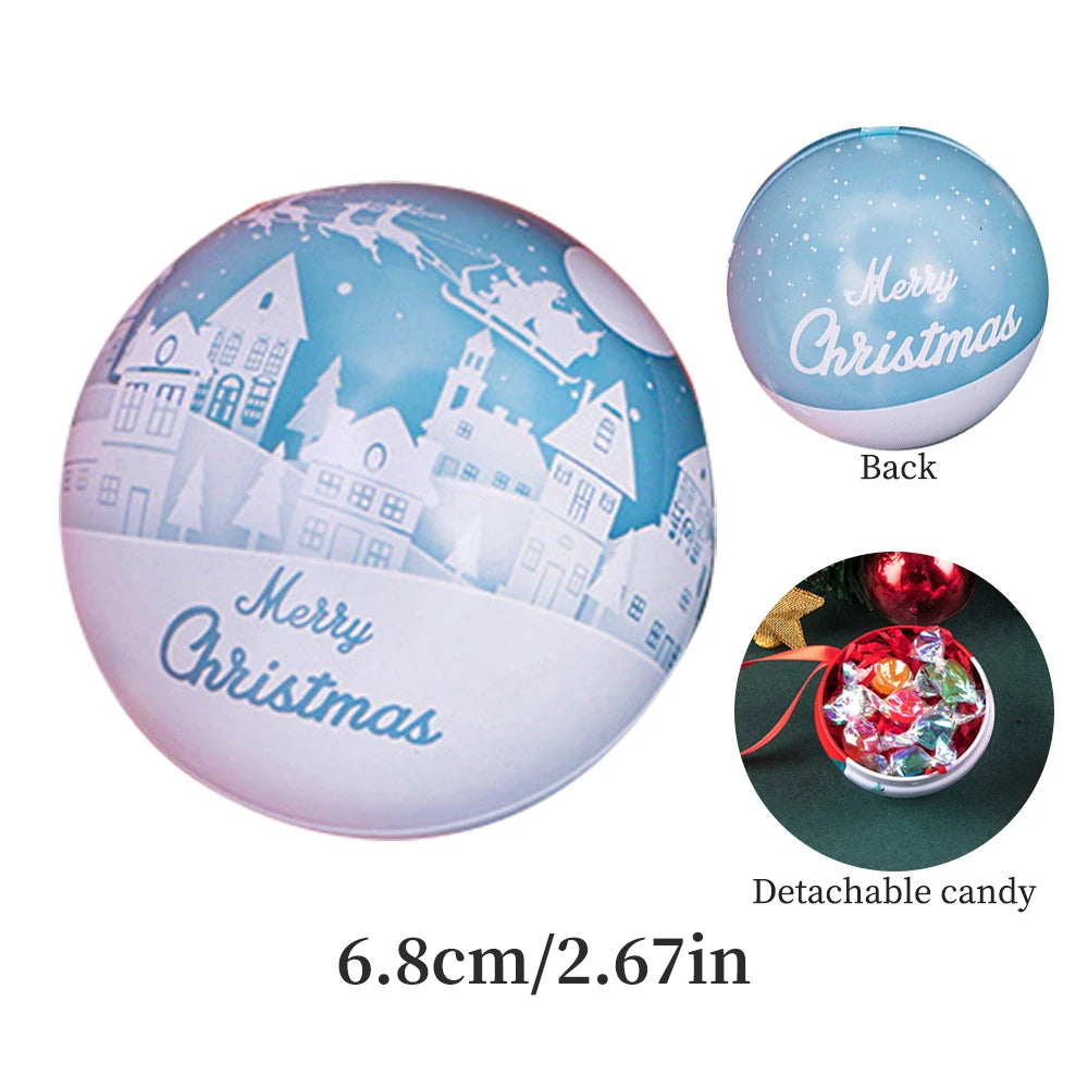 8Cm Christmas Balls Christmas Decoration Home Decoration Accessories Gift Christmas Ornaments Snowman Decor Christmas 2023 News