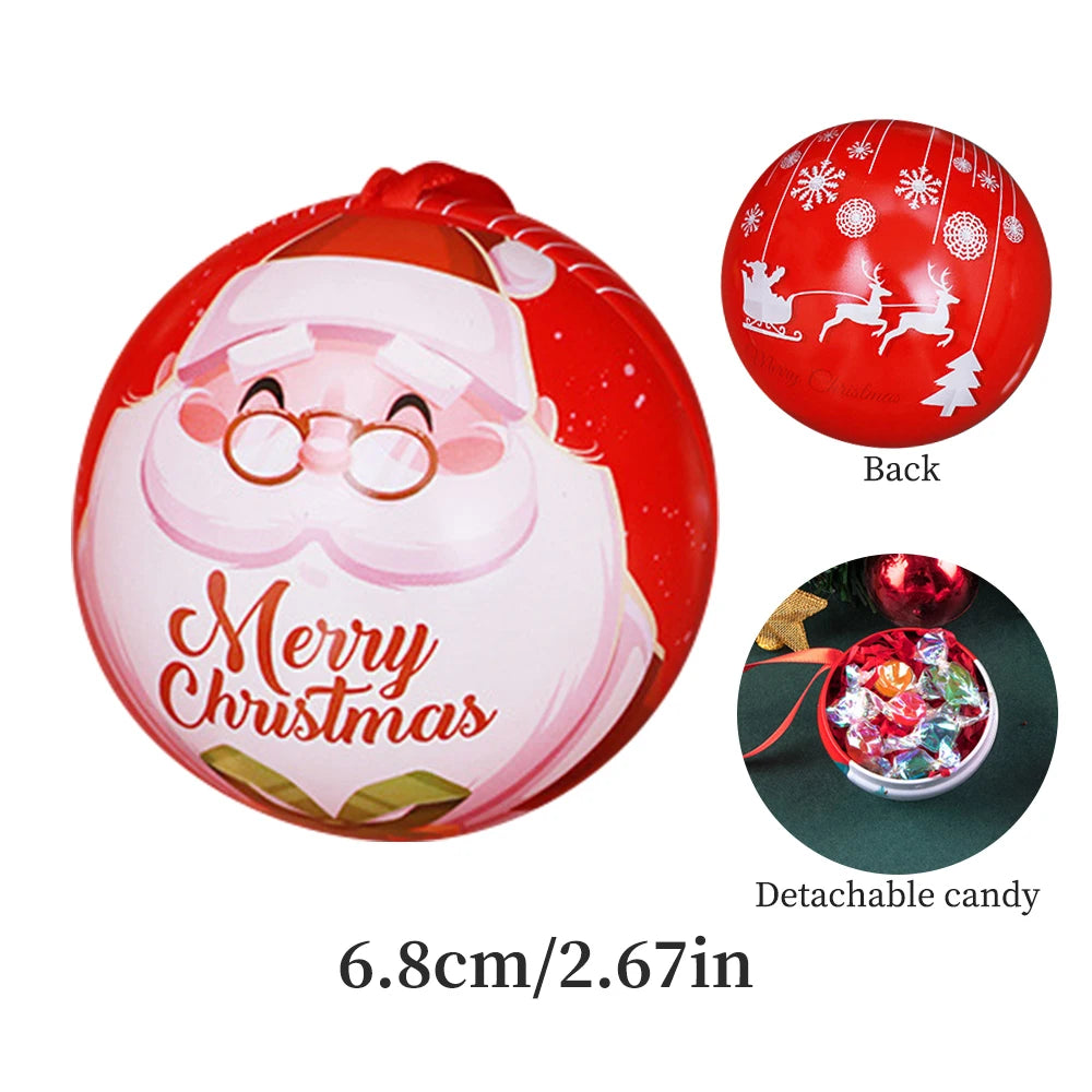 8Cm Christmas Balls Christmas Decoration Home Decoration Accessories Gift Christmas Ornaments Snowman Decor Christmas 2023 News