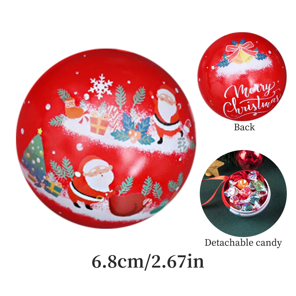 8Cm Christmas Balls Christmas Decoration Home Decoration Accessories Gift Christmas Ornaments Snowman Decor Christmas 2023 News