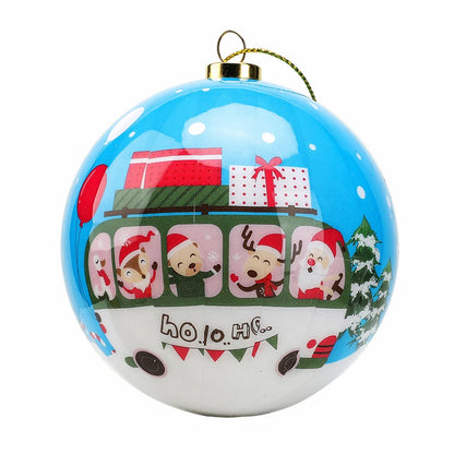 8Cm Christmas Balls Christmas Decoration Home Decoration Accessories Gift Christmas Ornaments Snowman Decor Christmas 2023 News