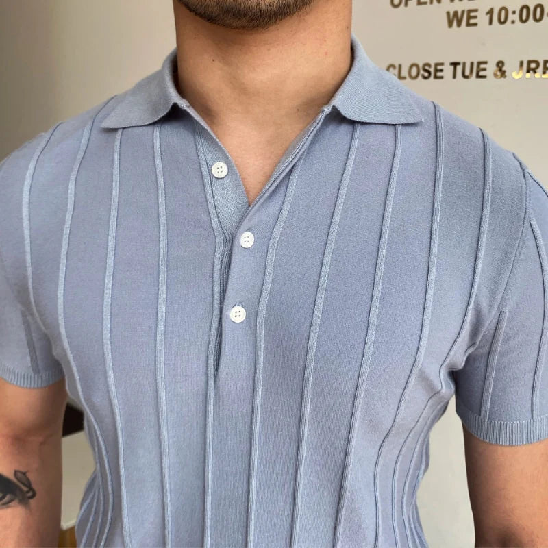 Alaric Ribbed Polo