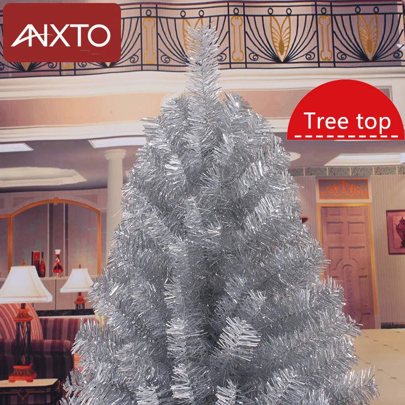 150Cm Christmas Tree White Silver Artificial Christmas Tree Ornaments Christmas Decorations for Home Christmas Ornaments